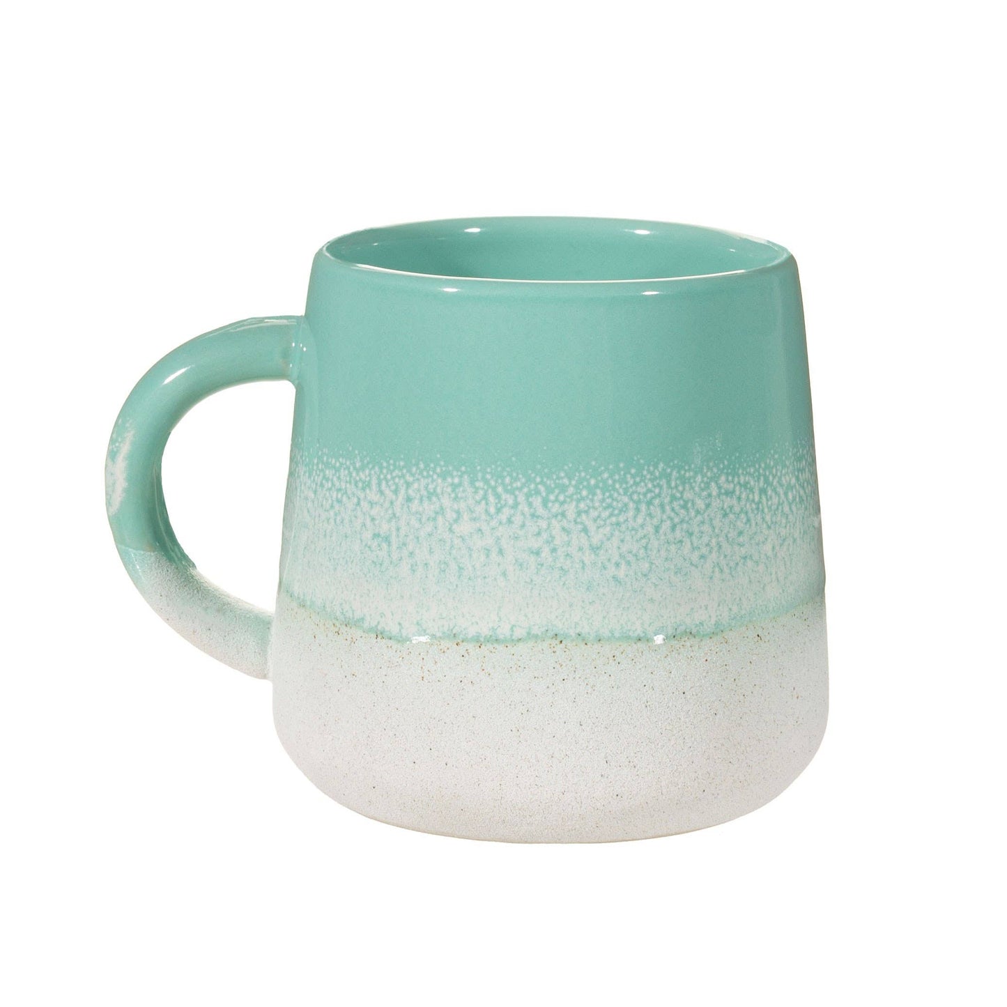 Mint ombré glaze mug