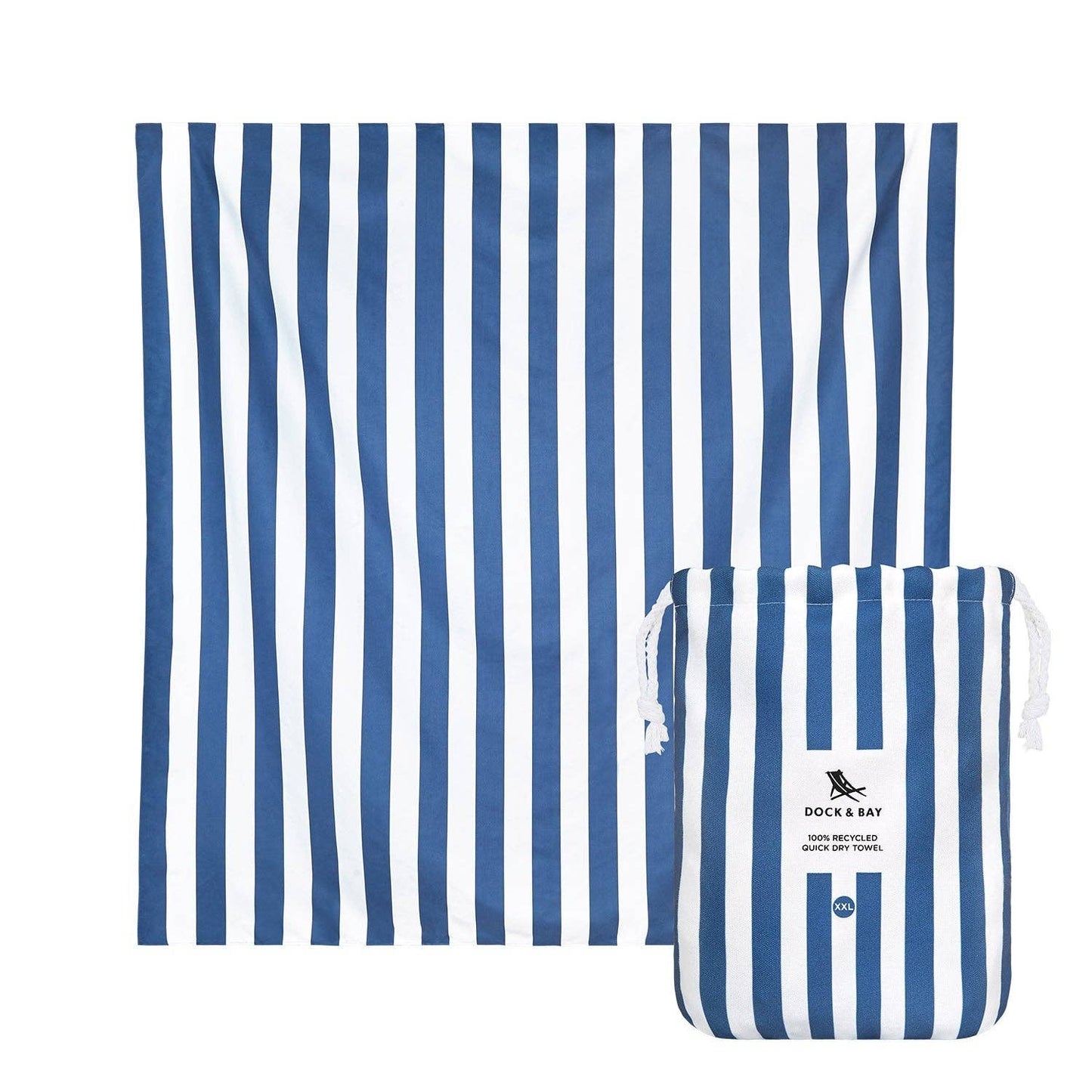 Dock & Bay Quick Dry Towels - Whitsunday Blue: Extra Large (200x90cm)