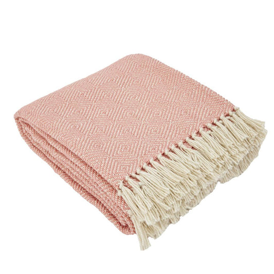 Diamond Coral recycled bottle blanket