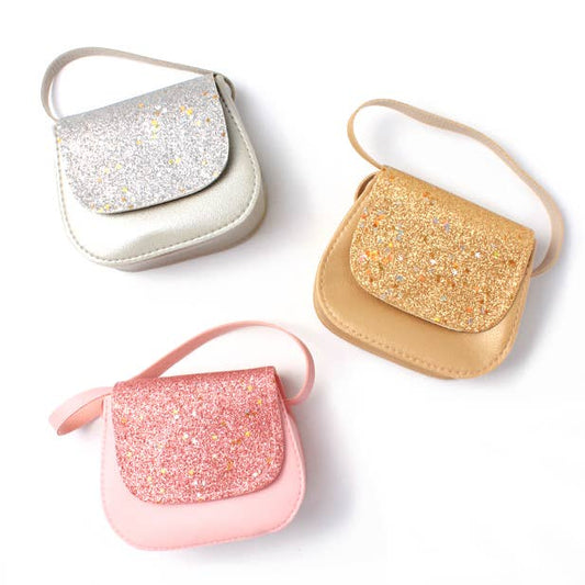 Glitter and stars saddle bag
