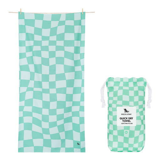 Dock & Bay Quick Dry Towels - Check Mate: Extra Large