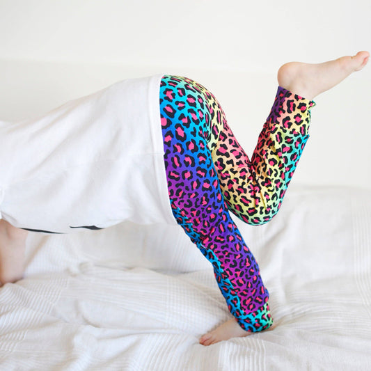 Neon leopard Leggings