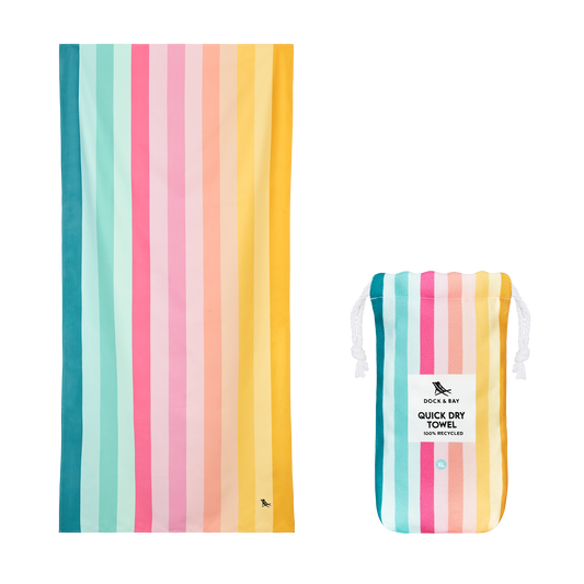 Dock & Bay Quick Dry Towels - Summer - Coastal Candy: Extra Large