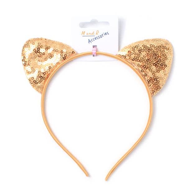 Sequin Cat Ears Aliceband