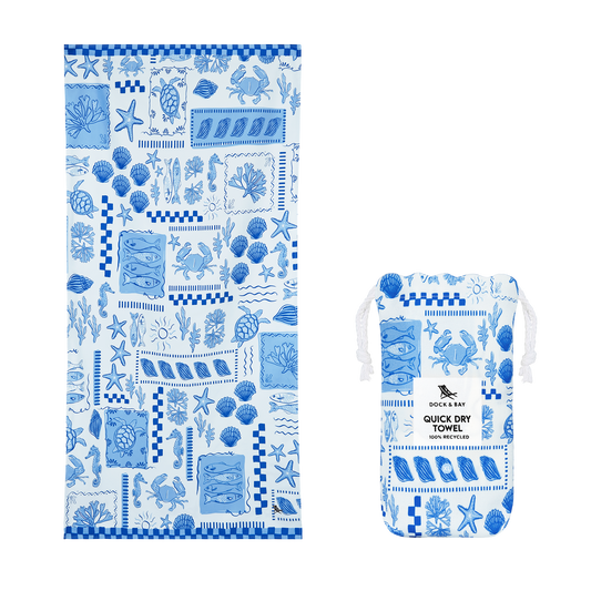 Dock & Bay Quick Dry Towels - Grecian Shores: Extra Large