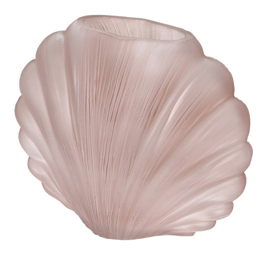 Blush shell vase