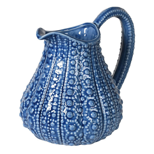 Blue urchin jug/ vase