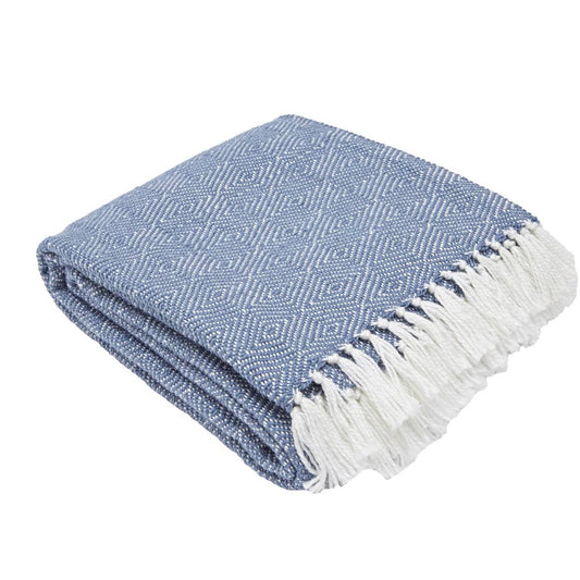 Diamond Navy recycled bottle Blanket