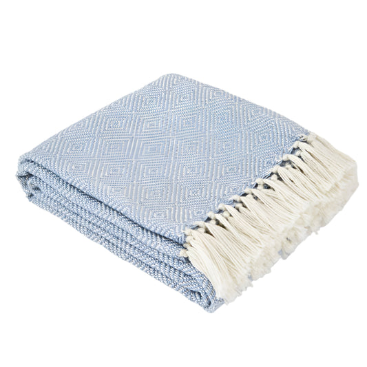 Diamond Lavender recycled bottle blanket