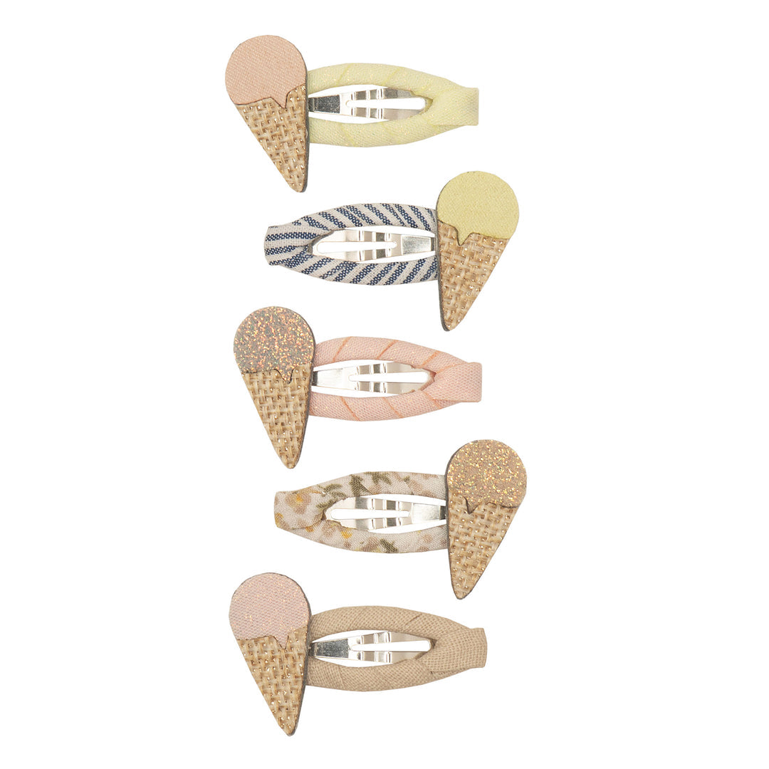 Ice cream hair clips